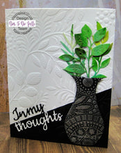 Load image into Gallery viewer, Dies ... to die for metal cutting die - Glass vase for flowers die set