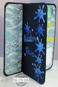 Dies ... to die for metal cutting die -Summer seasons words with shadows - Fun water sunshine