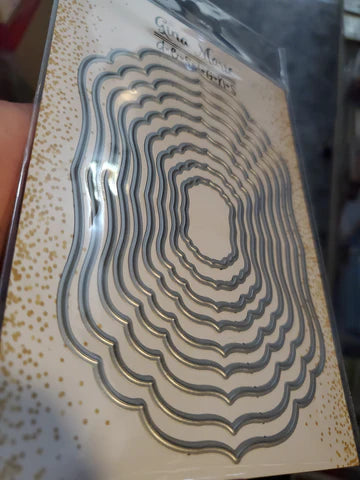 Gina Marie Metal cutting die -  Labels 2  - label