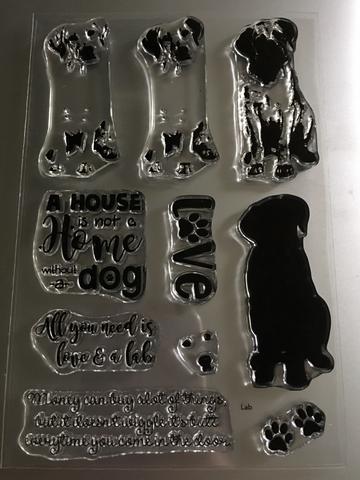 Gina Marie Clear stamp set - Dog - Lab