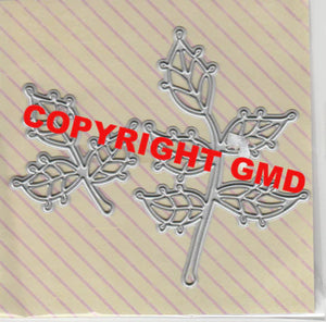 Gina Marie Metal cutting die -  lacey leaves