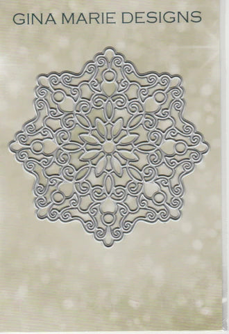 Gina Marie Metal cutting die -  Lacey snowflake