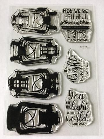 Gina Marie Clear stamp set - Lantern layered