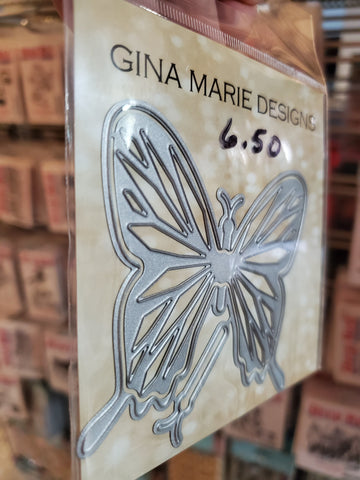 Gina Marie Metal cutting die - Layered Butterfly