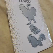 Load image into Gallery viewer, Gina Marie Metal cutting die -  Rooster layered