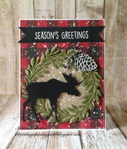Gina Marie Metal cutting die - Leaf wreath