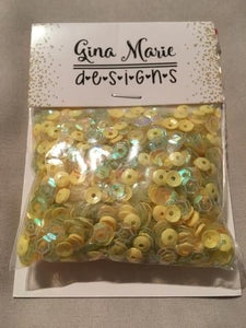 Gina Marie  Sequins mix - Lemon Drop