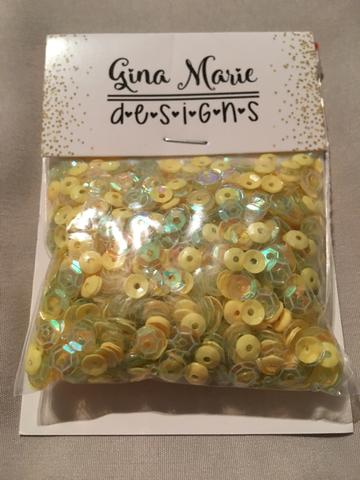 Gina Marie  Sequins mix - Lemon Drop