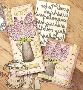 Dies ... to die for metal cutting die -  Lilacs layering flower die set