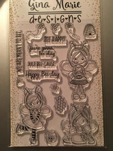 Load image into Gallery viewer, Gina Marie Clear stamp set - Little Bee Girl