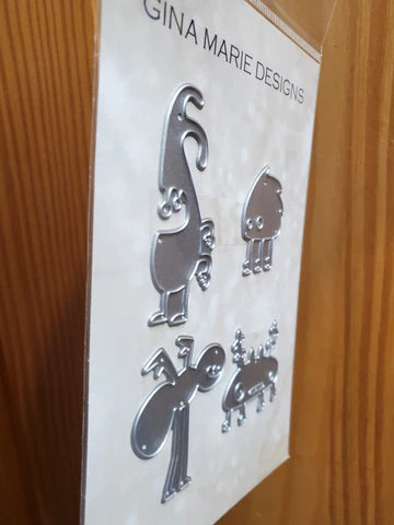 Gina Marie Metal cutting die - Little Monsters