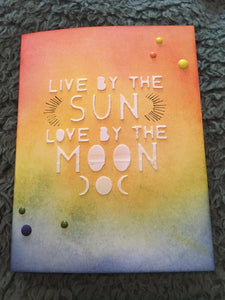 Gina Marie Metal cutting die -  Live by the sun love by the moon word