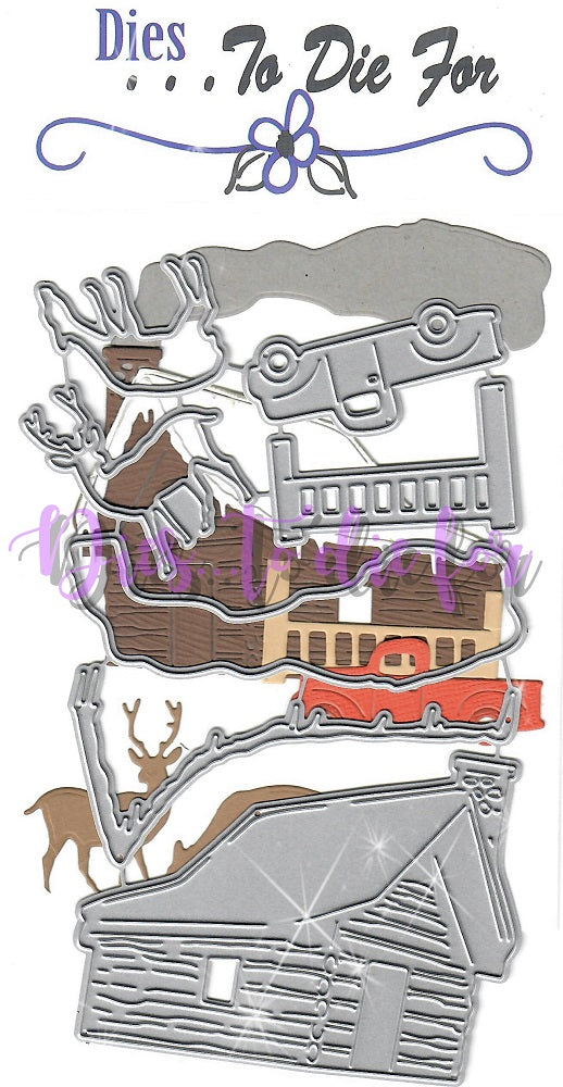 Dies ... to die for metal cutting die - Log Cabin Set