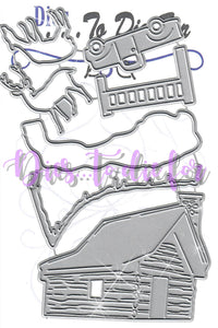 Dies ... to die for metal cutting die - Log Cabin Set