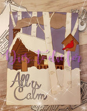 Load image into Gallery viewer, Dies ... to die for metal cutting die - Birch Tree set with Birds