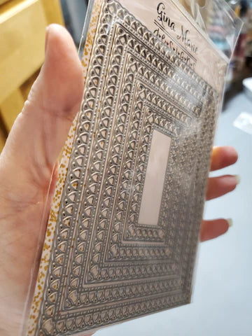 Gina Marie Metal cutting die - Loopy rectangle