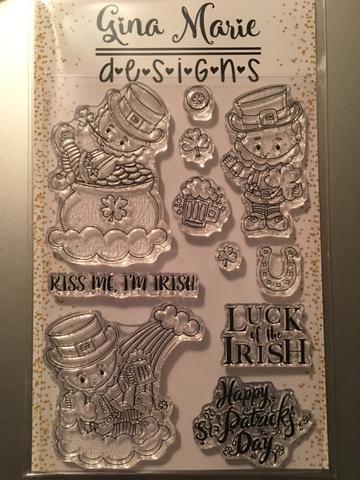 Gina Marie Clear stamp set - Lucky Leprechaun