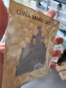 Gina Marie Metal cutting die - Magical castle - Princess magic