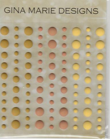 Gina Marie Enamel Dots set - Mai Tai Flat matte
