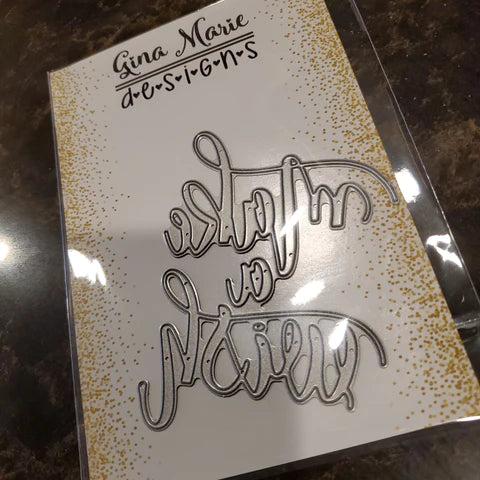 Gina Marie Metal cutting die -  Make A Wish