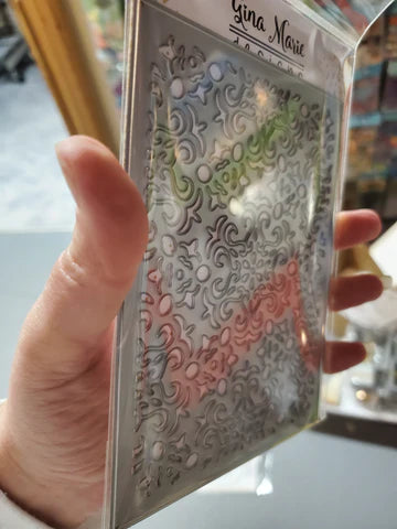 Gina Marie Metal cutting die - Mandala Lace Background