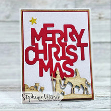 Load image into Gallery viewer, Gina Marie Metal cutting die - Mary and Joseph card edge border