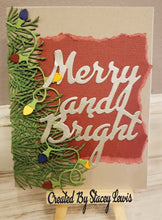 Load image into Gallery viewer, Dies ... to die for metal cutting die - Merry and Bright word