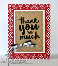 Load image into Gallery viewer, Gina Marie Metal cutting die - Mini Heart lace rectangle