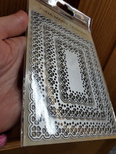 Load image into Gallery viewer, Gina Marie Metal cutting die - Mini Heart lace rectangle