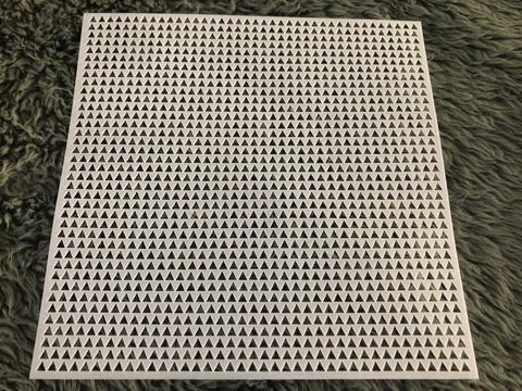 Gina Marie stencil 6x6 - MINI TRIANGLES 6X6 STENCIL