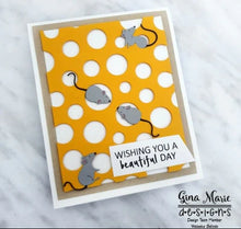 Load image into Gallery viewer, Gina Marie Metal cutting die -  Mice with faces