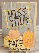 Load image into Gallery viewer, Dies ... to die for metal cutting die - Wood plank / Fence background plate