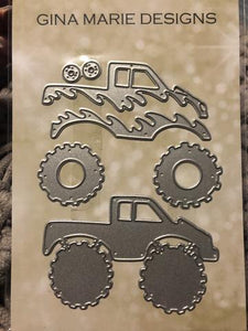 Gina Marie Metal cutting die - MONSTER TRUCK