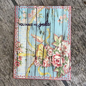 Gina Marie Metal cutting die - Mosaic Triangle edge Rectangle