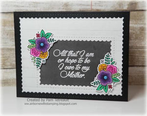 Gina Marie Clear stamp set - Mother's Day