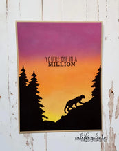 Load image into Gallery viewer, Gina Marie Metal cutting die - Mountain lion scene