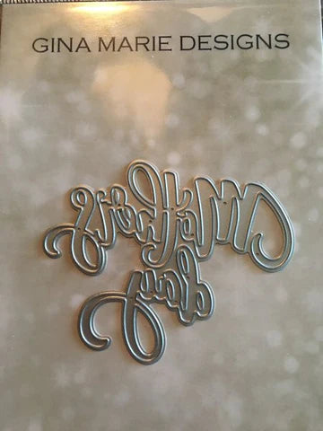 Gina Marie Metal cutting die - Mother's Day