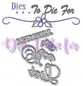 Dies ... to die for metal cutting die - Naughty or Nice List words