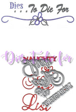 Load image into Gallery viewer, Dies ... to die for metal cutting die - Naughty or Nice List words