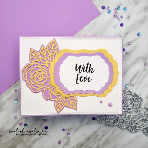 Gina Marie Metal cutting die - NESTED LABEL #2 DIE SET