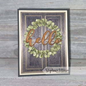 Gina Marie Metal cutting die -  Olive Branch