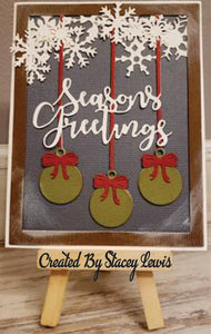 Dies ... to die for metal cutting die - Ornament and Snowflake background plate