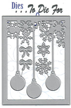 Load image into Gallery viewer, Dies ... to die for metal cutting die - Ornament and Snowflake background plate
