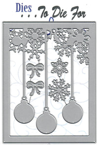 Dies ... to die for metal cutting die - Ornament and Snowflake background plate