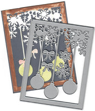 Load image into Gallery viewer, Dies ... to die for metal cutting die - Ornament and Snowflake background plate