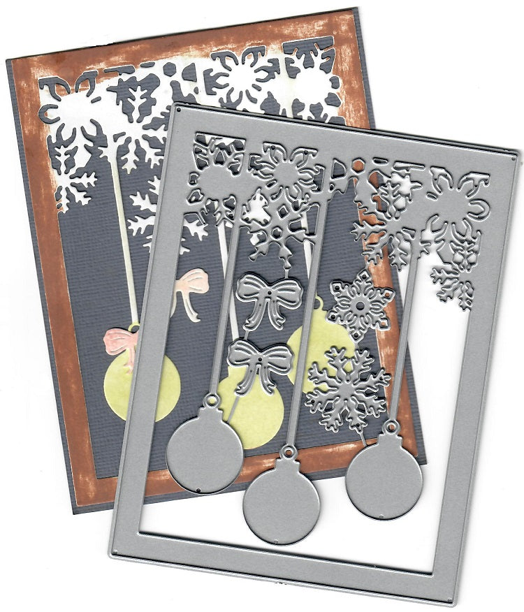 Dies ... to die for metal cutting die - Ornament and Snowflake background plate