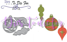 Load image into Gallery viewer, Dies ... to die for metal cutting die - Ornament trio