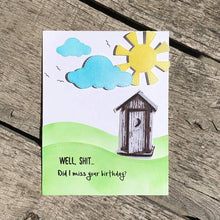 Load image into Gallery viewer, Gina Marie Clear stamp set - Outhouse layered