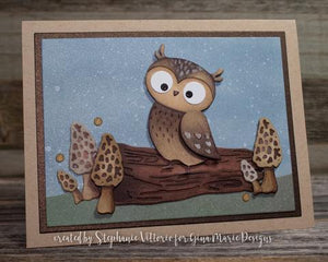 Gina Marie Metal cutting die - Owl layered