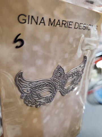 Gina Marie Metal cutting die - Fancy Mask Mardi Gras Party